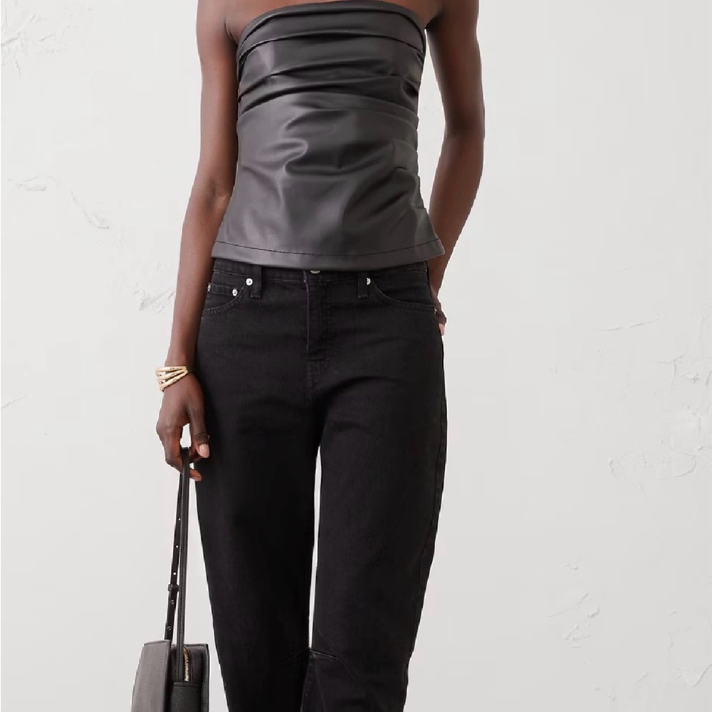 Banana Republic Black Strapless Top